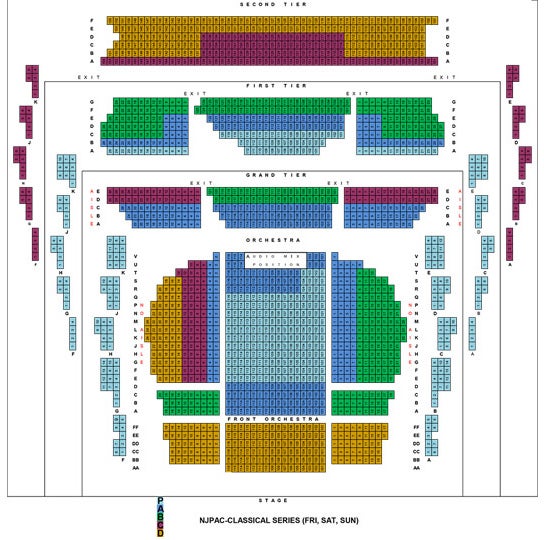 Njpac Seating Chart Orchestra