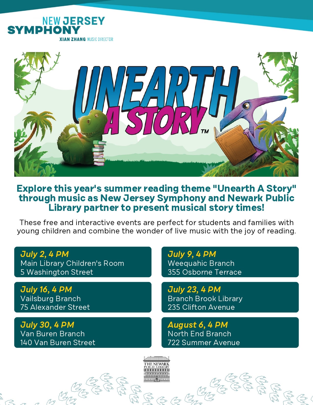 2026 Newark Public Library Flyer