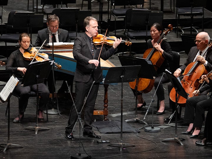 Eric Wyrick performing with the New Jersey Symphony