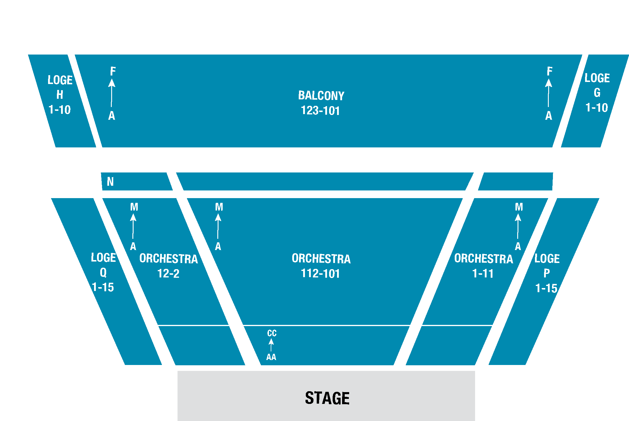 Prudential Hall Newark Seating Chart