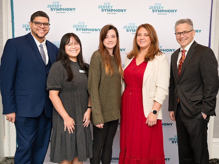 New Jersey Symphony Development staffers at a Gala event