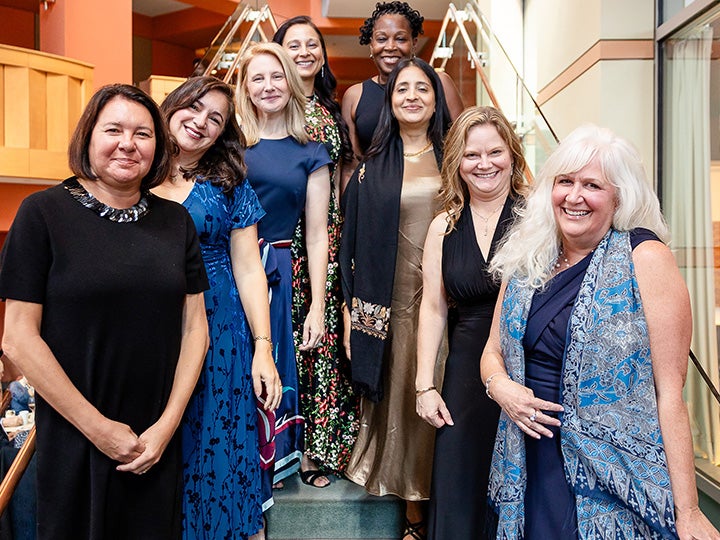New Jersey Symphony donors posing for a photo at NJPAC